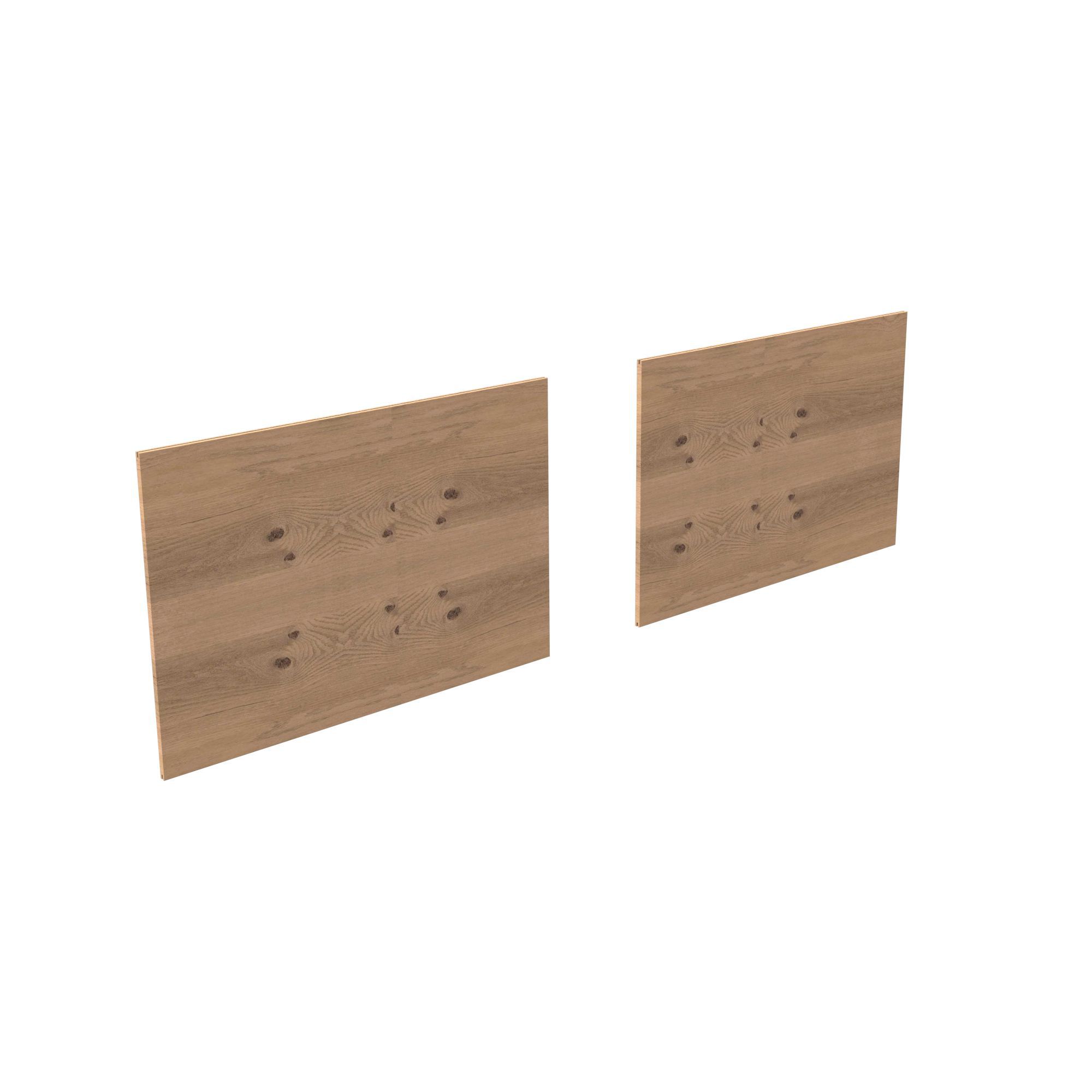 Form Oppen White oak effect Reversible Back panel (H)999mm (W)734mm