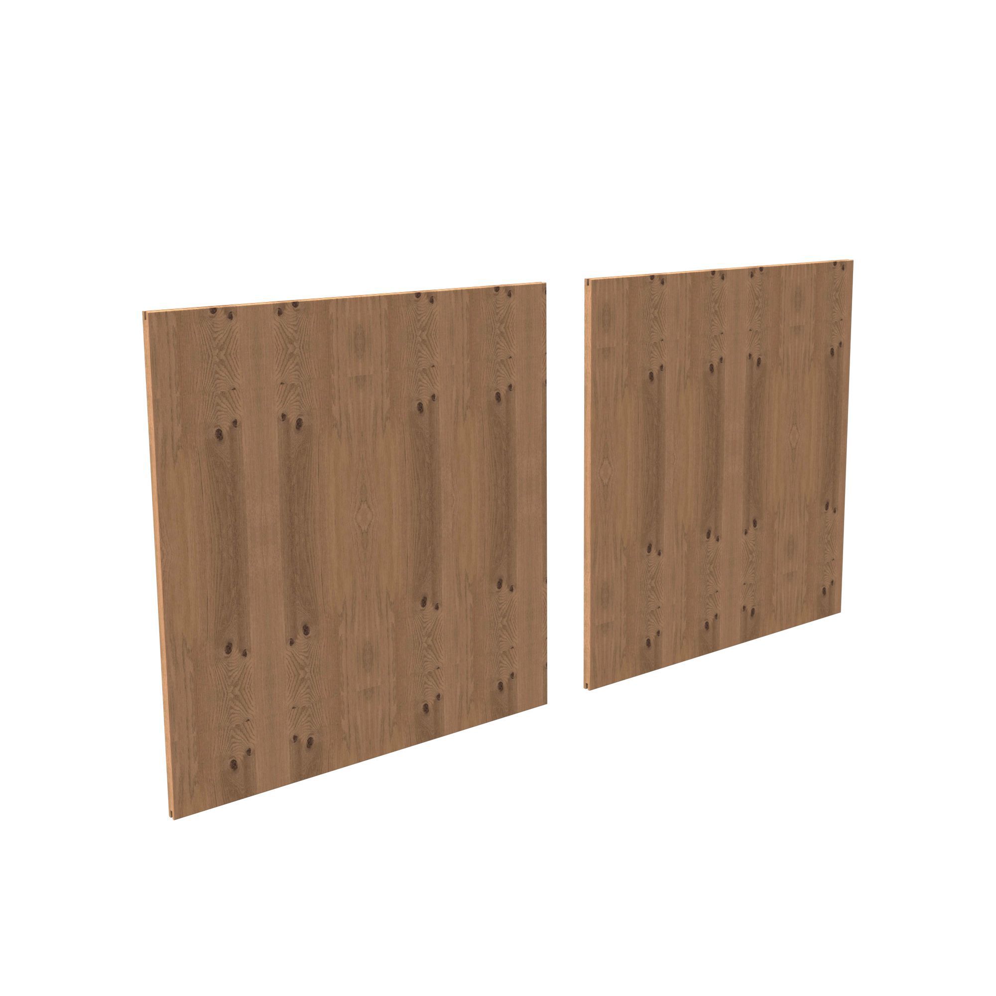Form Oppen White oak effect Reversible Back panel (L)499mm (W)484mm ...