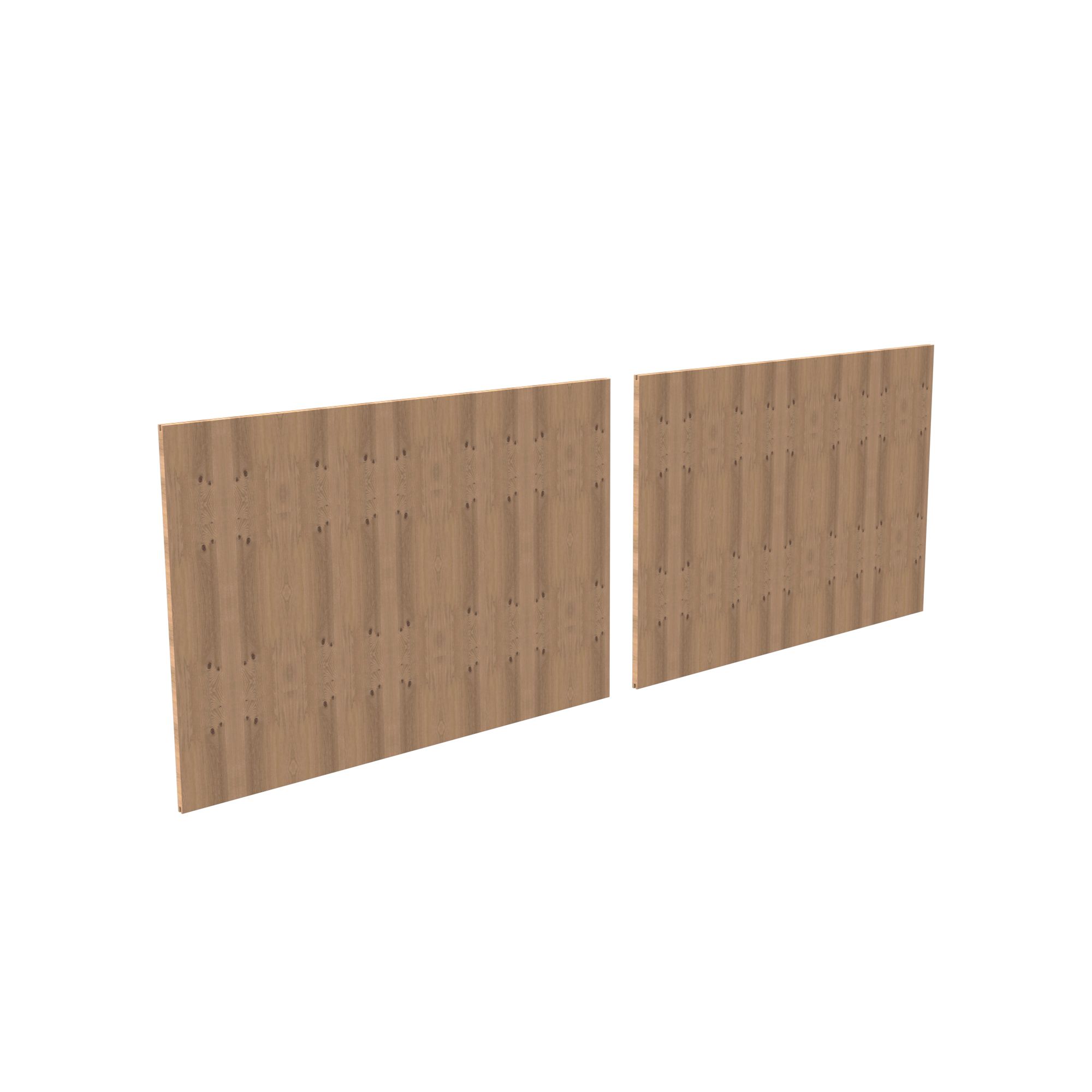 Form Oppen White Oak Effect Reversible Back Panel (L)499mm (W)734mm ...