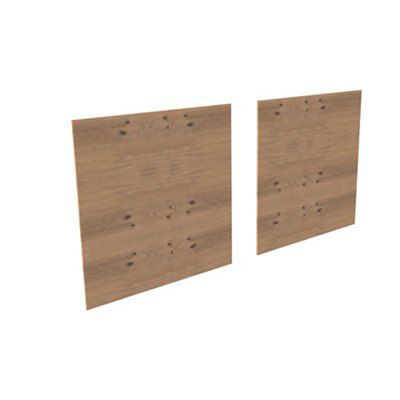 Form Oppen White Oak Effect Reversible Back Panel (L)999mm (W)983mm ...