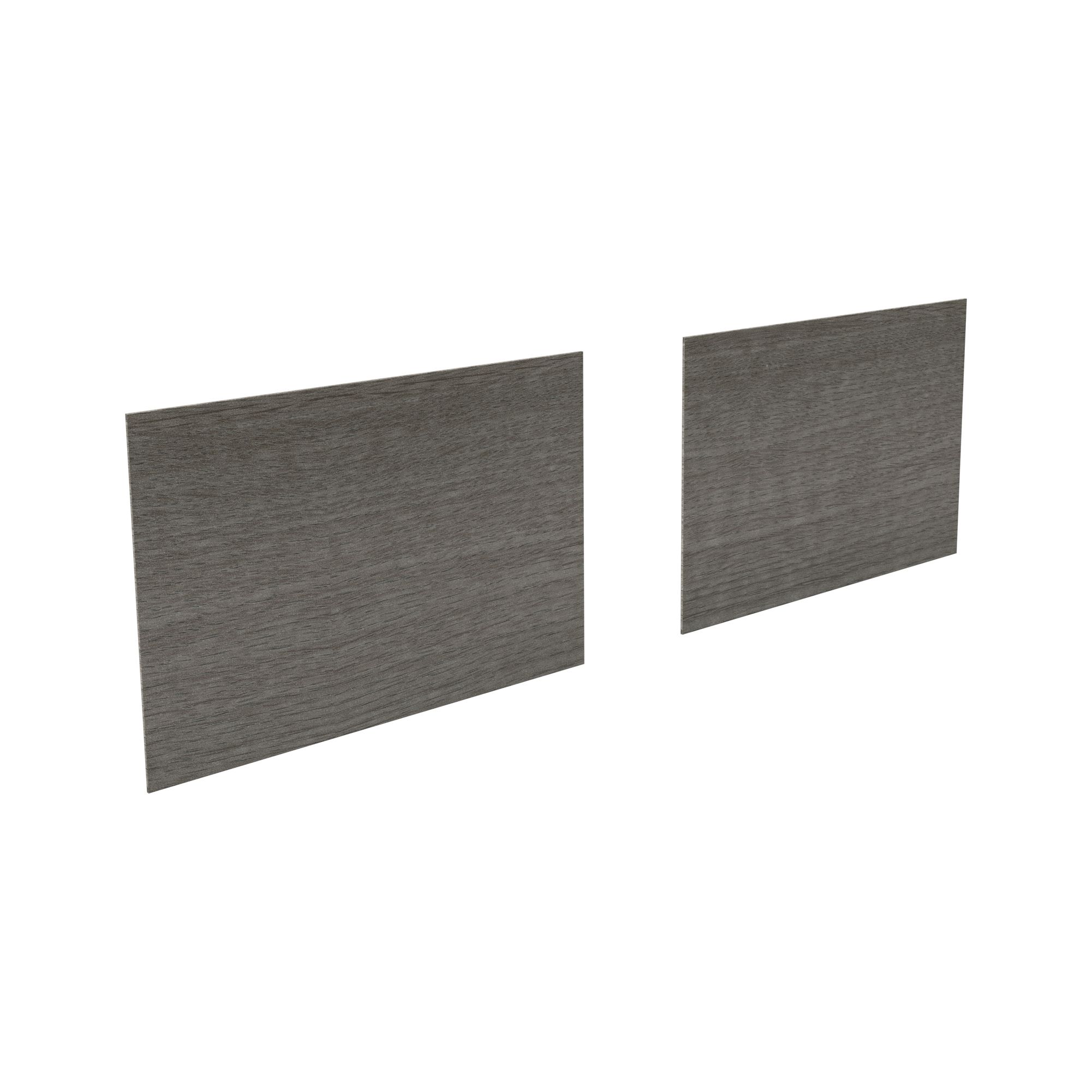 Form Oppen White Reversible back panel, (H)499mm (W)734mm