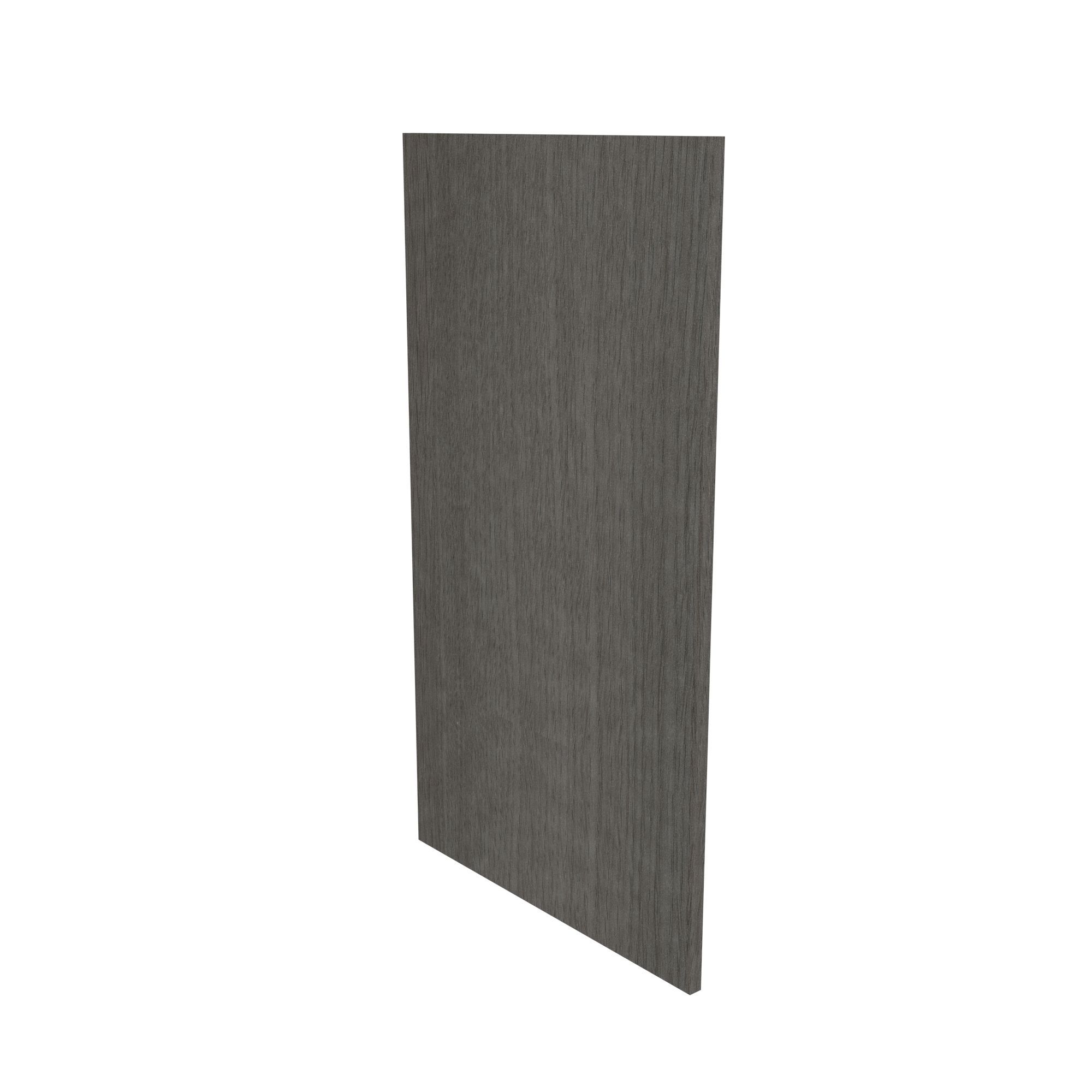 Form Perkin Matt grey oak effect End panel (L)856mm (W)480mm