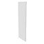 Form Perkin Matt white End panel (L)1592mm (W)480mm