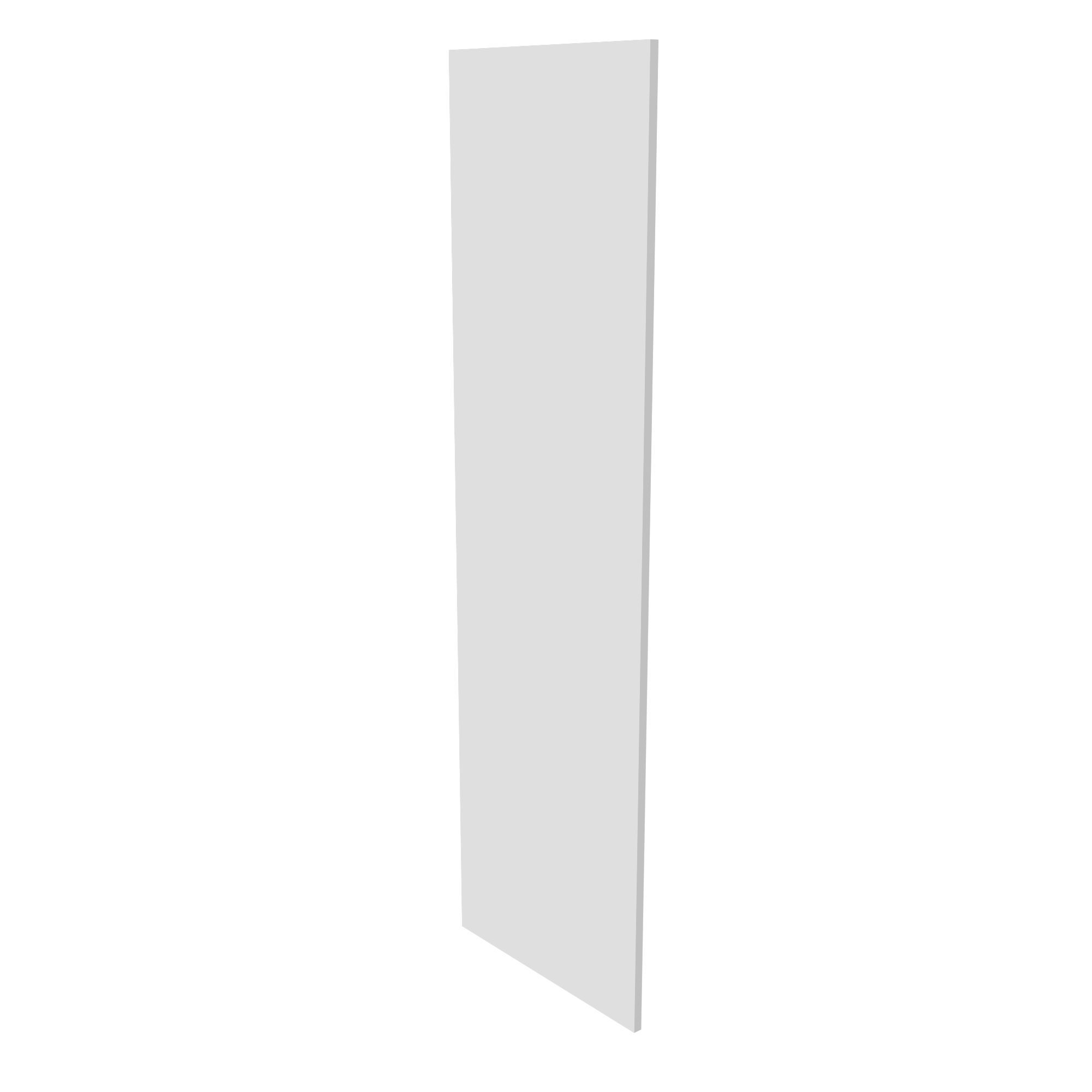 Form Perkin Matt white Wardrobe End panel (L)1592mm (W)480mm