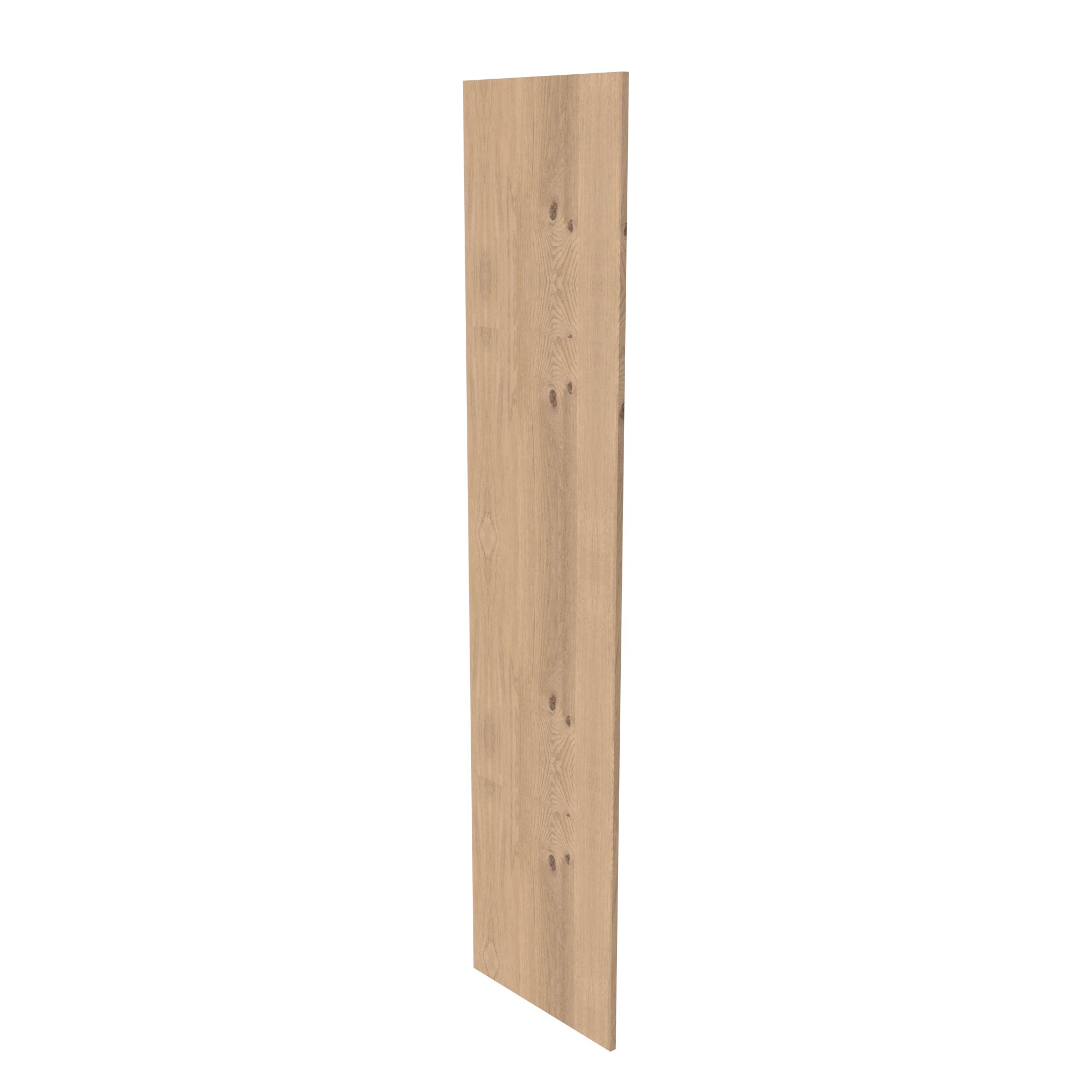 Form Perkin Oak effect Wardrobe End panel (L)2008mm (W)480mm