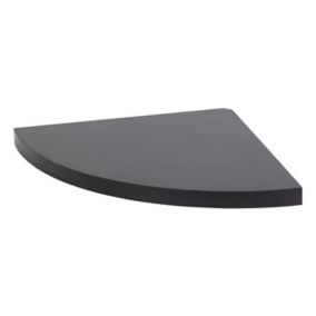 Form Rigga Black Corner shelf (L)250mm (D)250mm