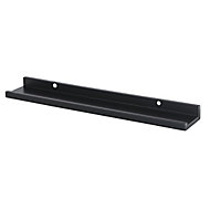 Form Rigga Black Photo shelf (L)600mm (D)100mm