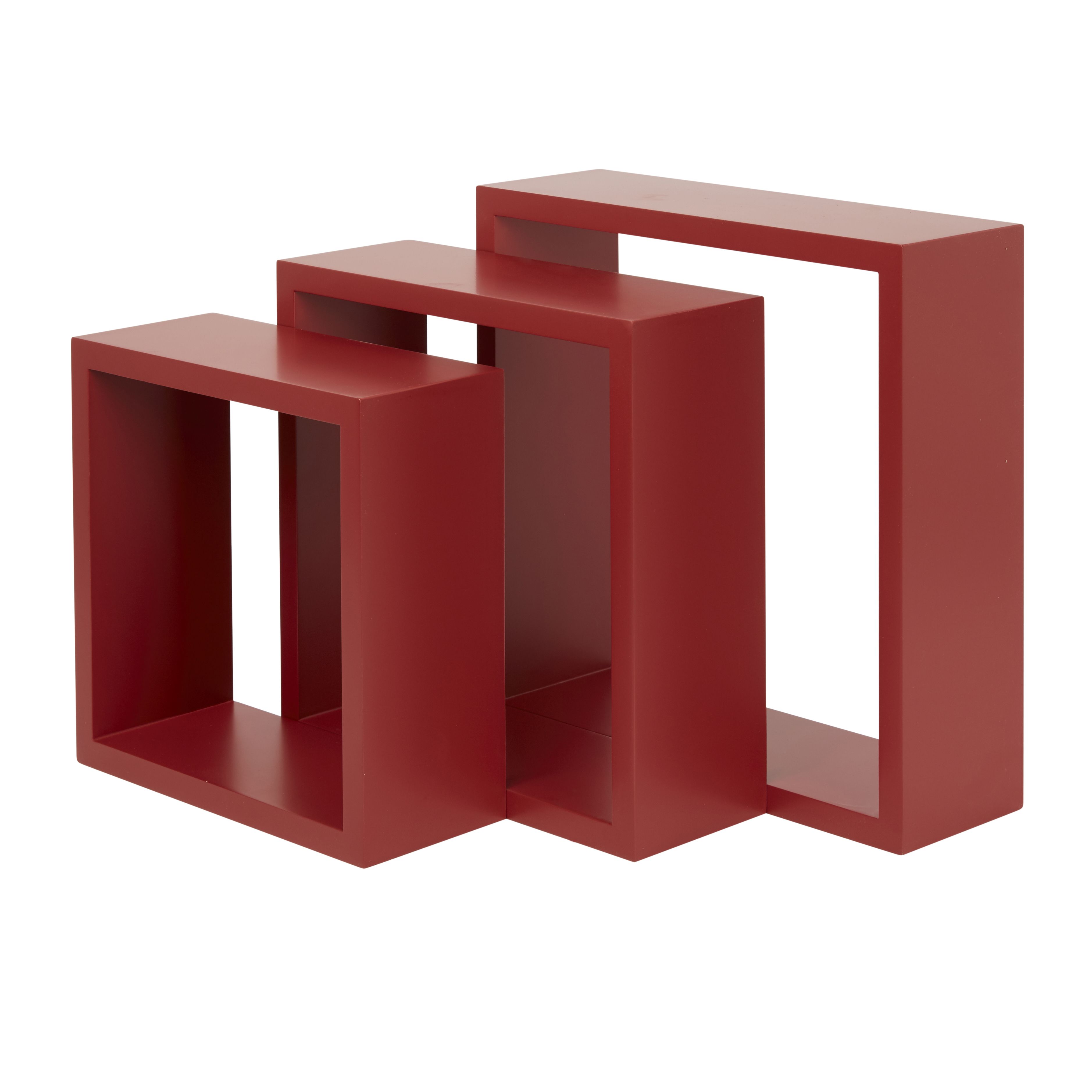Form Rigga Cube shelf (D)9.8cm, Set of 3