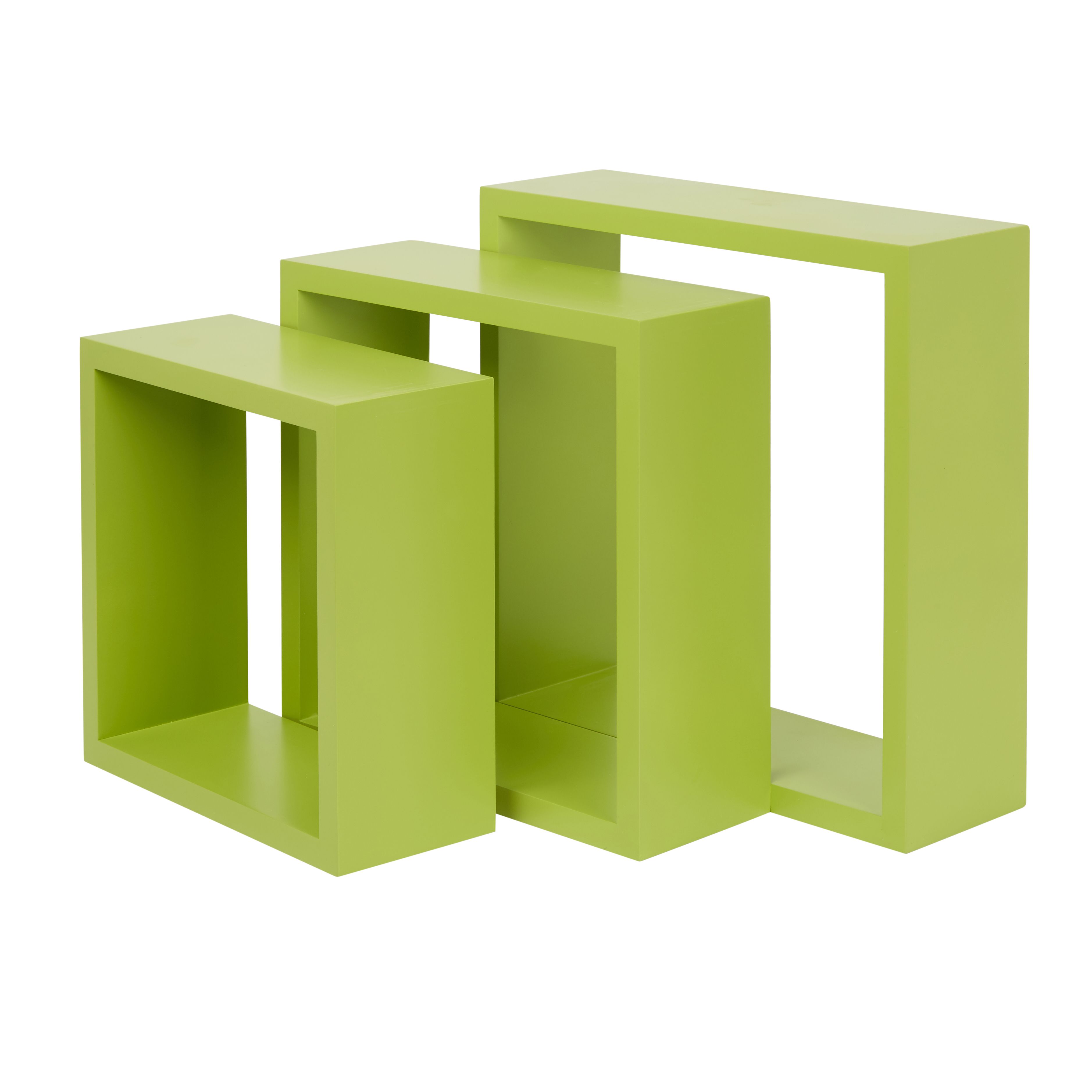 Form Rigga Cube shelf, Set of 3 DIY at B&Q