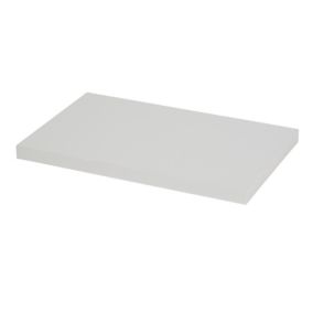 Form Rigga Satin light grey Wall shelf (L)300mm (D)190mm