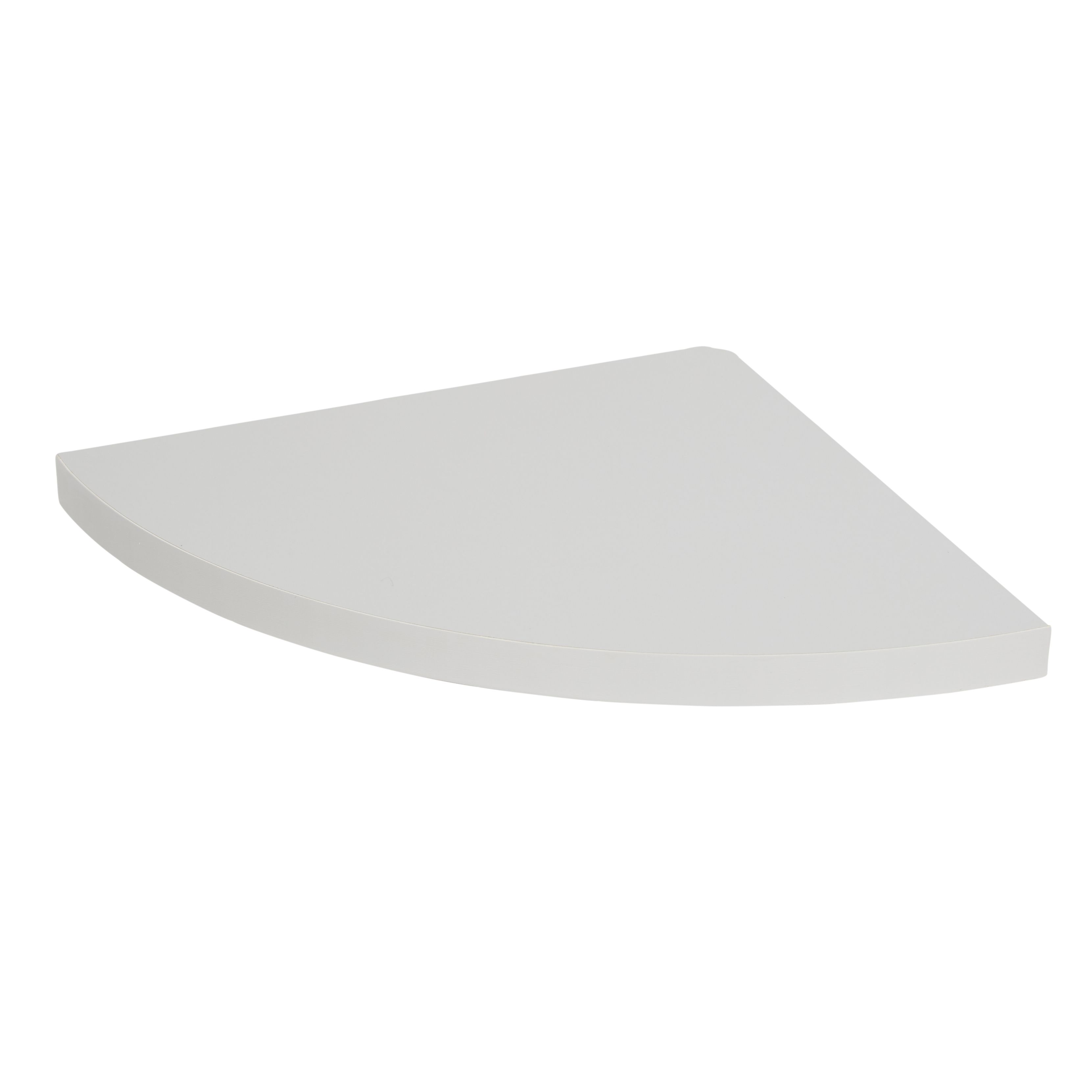 Form Rigga Silver effect Corner shelf (L)250mm (D)250mm DIY at B&Q