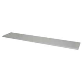 Form Rigga Silver effect Wall shelf (L)1180mm (D)190mm