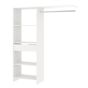 Form Satelit Matt white Dressing room storage unit (H)1804mm (W)1500mm (D)397mm