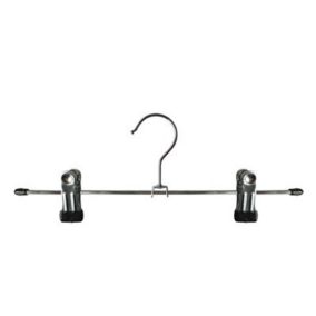Form Silver metallic effect Trouser hangers, Pack of 5