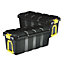 Form Skyda Black 111L Plastic Storage trunk, Pack of 2