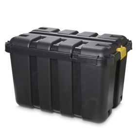 Form Skyda Heavy duty Black 149L Plastic Nestable Storage trunk