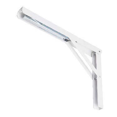 Form Squiz White Steel Foldable Shelving bracket (H)206mm ...