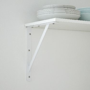 Form Ultim White Steel Shelving bracket (H)300mm (L)300mm (D)250mm