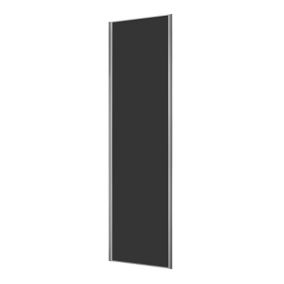 Form Valla Dark grey Sliding wardrobe door (H) 2260mm x (W) 772mm