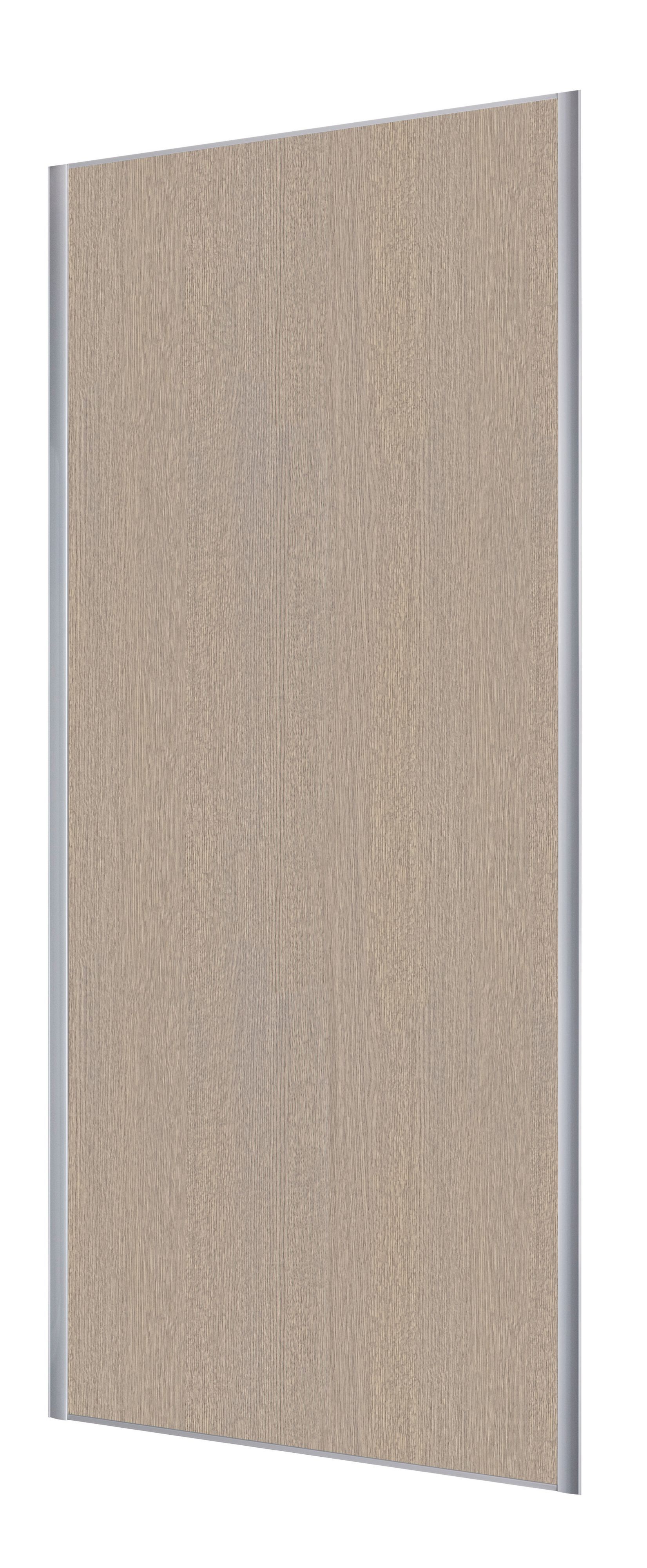 Form Valla Grey Oak effect Sliding wardrobe door (H) 2260mm x (W) 922mm