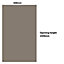Form Valla White Single panel Sliding wardrobe door (H) 2500mm x (W) 772mm