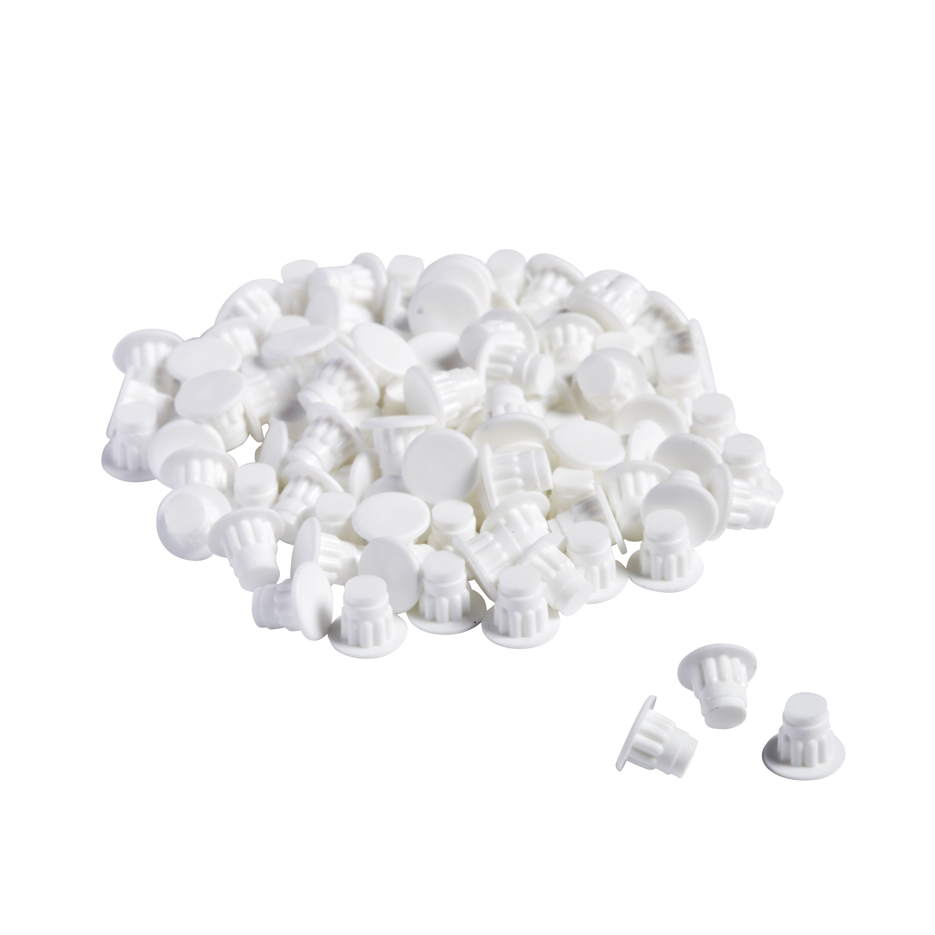 Form White Cover cap, Pack of 100 | DIY at B&Q