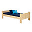 Form Wizard Pine effect Single Bed frame (H)625mm (W)2060mm