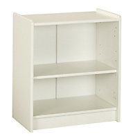 Form Wizard White Freestanding Bookcase, (H)720mm (W)640mm