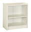 Form Wizard White Freestanding Bookcase, (H)720mm (W)640mm
