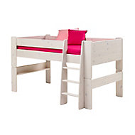 Form Wizard White wash Bed frame (H)1131mm (W)2060mm (L)1140mm