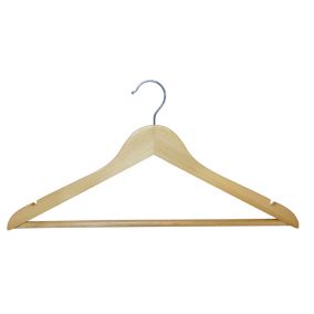 Quality White Wooden Kids Hangers, 100-Pack Wooden Hangers, Children Hangers,  Luxury Design Hangers, Toddler Size Hangers, Swivel Hook (100, 13 inch) 