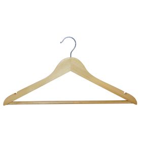 Quality White Hangers 10-Pack - Super Heavy Duty Plastic Clothes Hanger  Multipack - 17 inch Thick Strong Standard Closet Clothing Hangers with Hook