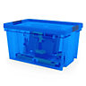 Form Xago Heavy duty Blue 51L Large Plastic Stackable Storage box & Lid