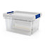 Form Xago Heavy duty Clear 15L Plastic Stackable Storage box