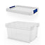 Form Xago Heavy duty Clear 15L Small Plastic Stackable Storage box & Lid