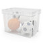 Form Xago Heavy duty Clear 68L Plastic Stackable Storage box
