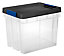 Form Xago Heavy duty Clear 94L Plastic Stackable Nestable Storage box