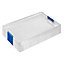 Form Xago Heavy duty Clear 94L Plastic Stackable Storage box & Lid