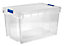 Form Xago Heavy duty Clear 94L Plastic Stackable Storage box