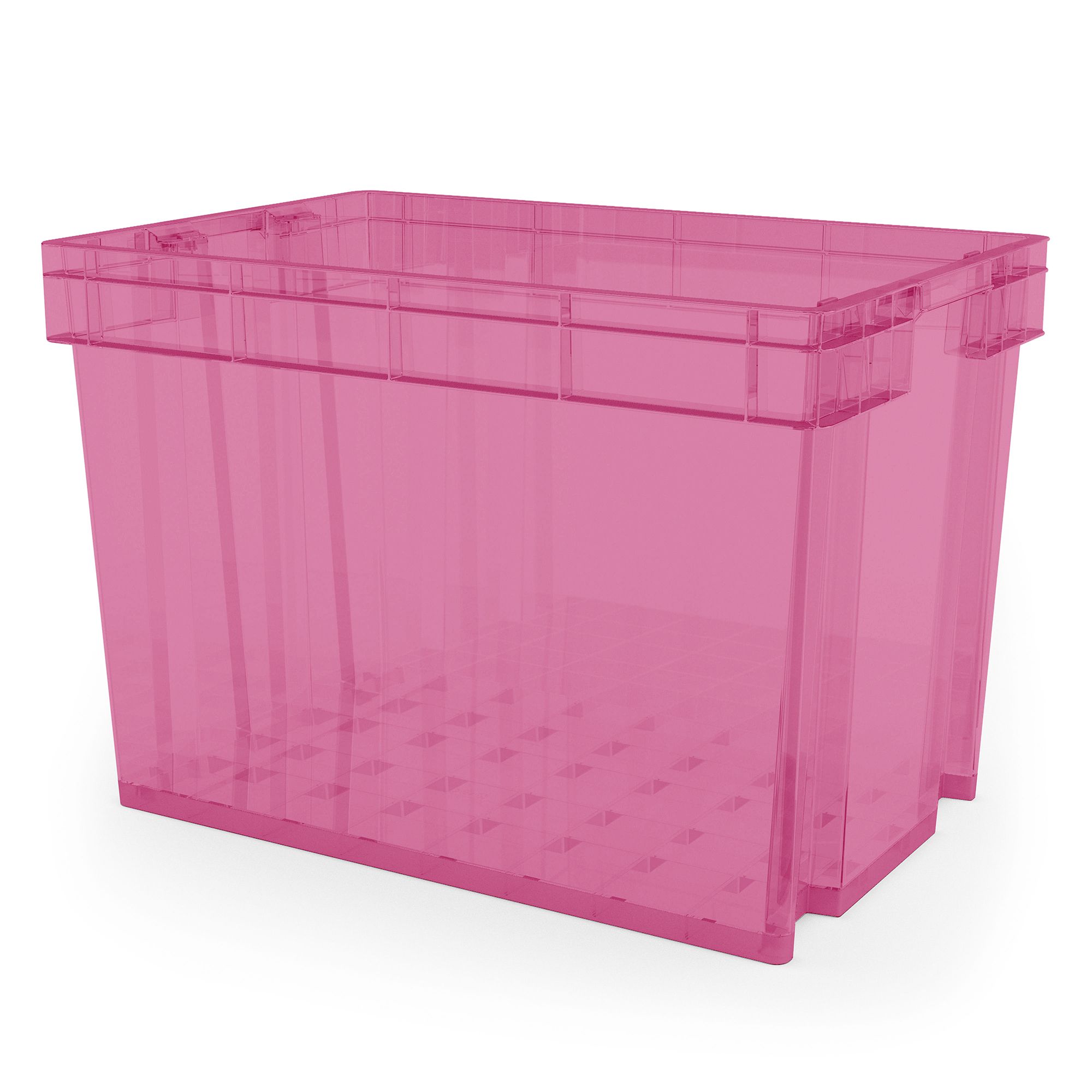Form Xago Heavy duty Fuchsia XL Plastic Stackable Storage box & Lid
