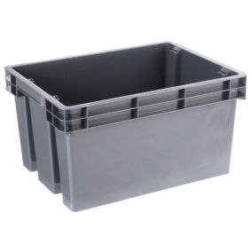 Form Xago Heavy duty Grey 15L Small Plastic Stackable Storage box