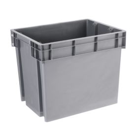 Form Xago Heavy duty Grey 24L Medium Plastic Stackable Storage box