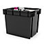 Form Xago Heavy duty Grey 24L Plastic Stackable Storage box