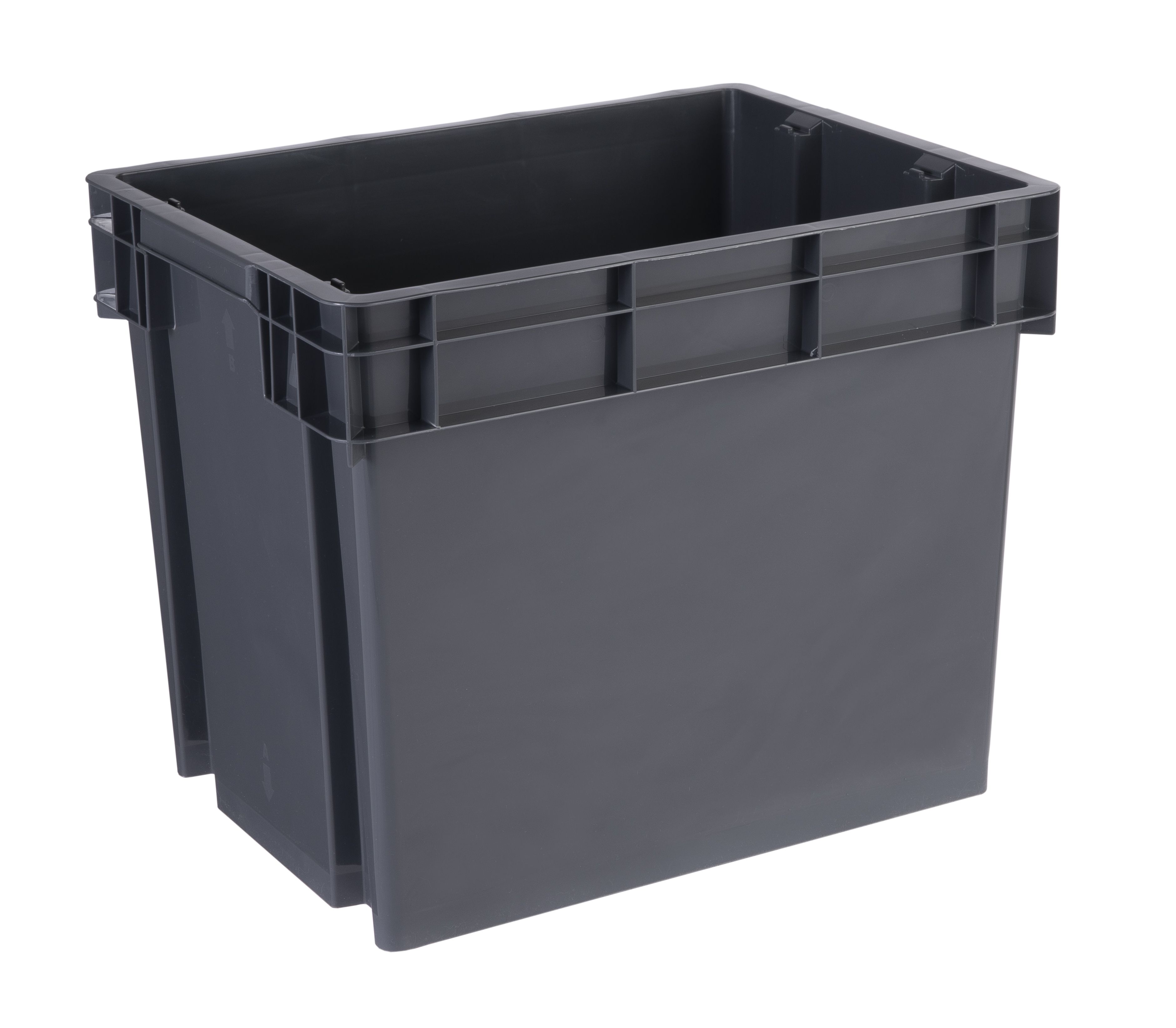 Form Xago Heavy duty Grey 24L Plastic Stackable Storage box