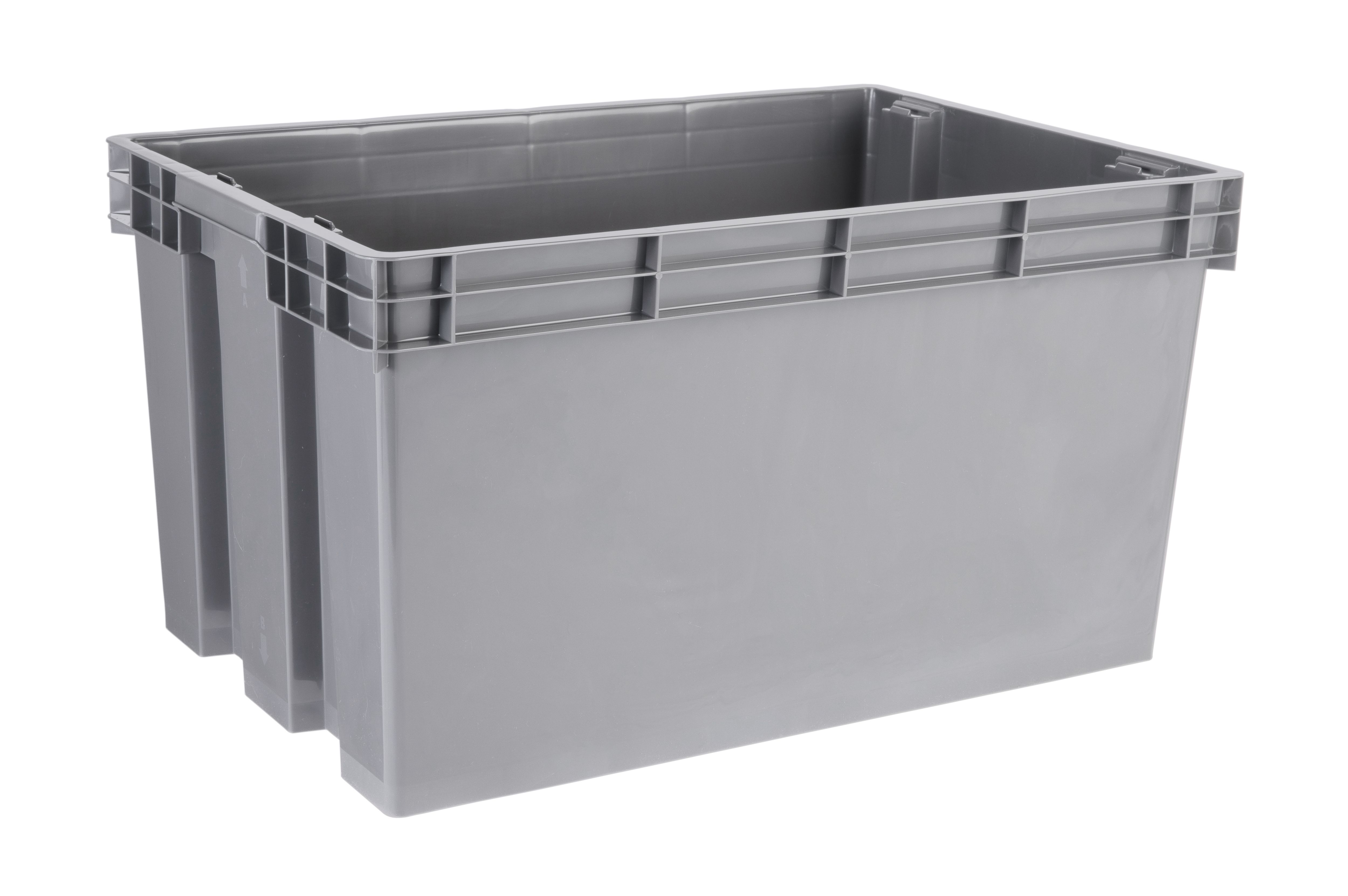 Form Xago Heavy duty Grey 50L Large Plastic Stackable