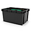 Form Xago Heavy duty Grey 50L Plastic Stackable Storage box