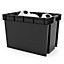 Form Xago Heavy duty Grey 68L Plastic Stackable Storage box