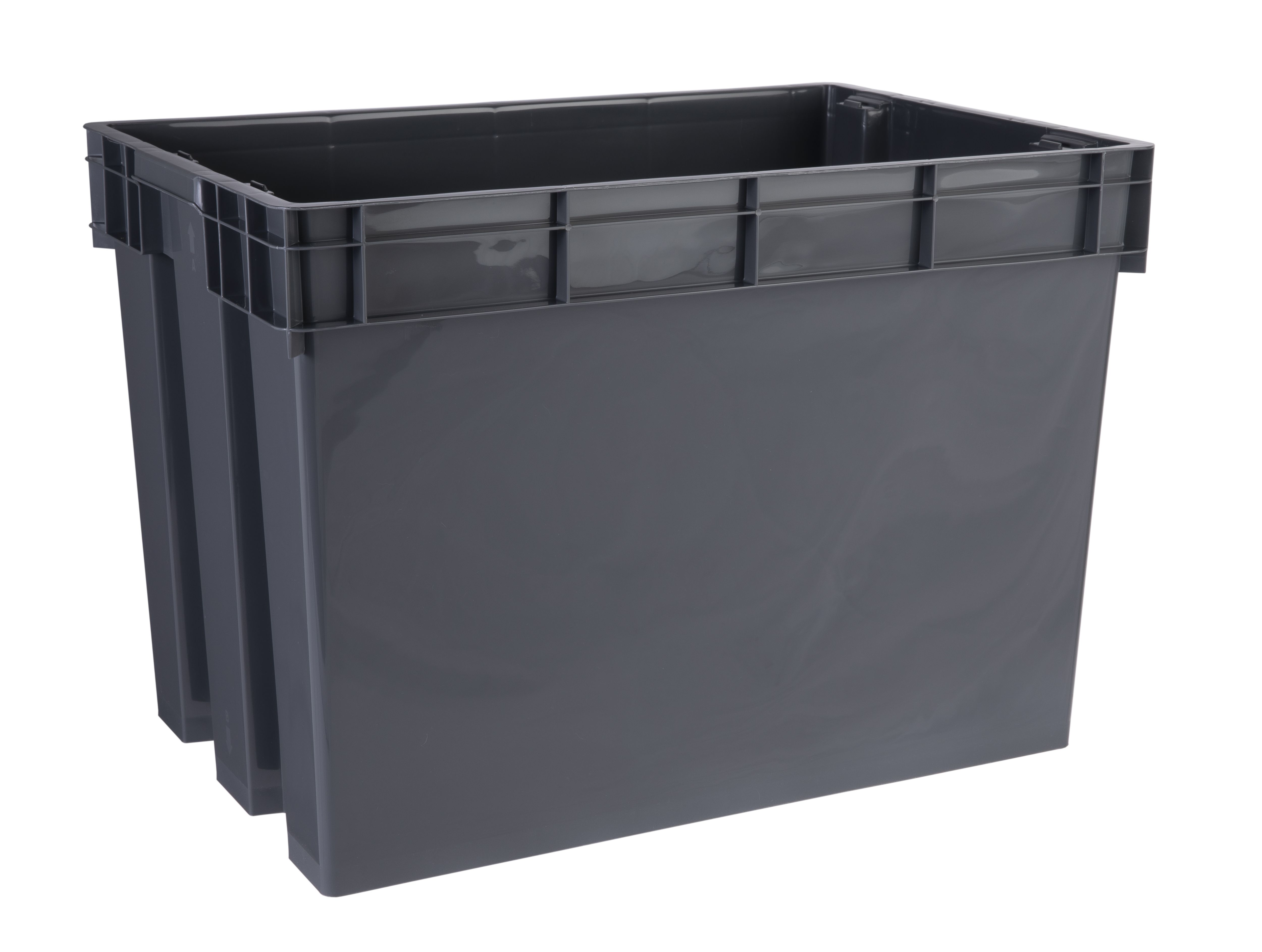 Form Xago Heavy duty Grey 68L Plastic Stackable Storage box