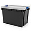 Form Xago Heavy duty Grey 68L Plastic XL Stackable Storage box & Lid