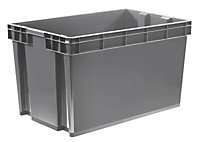 Form Xago Heavy duty Grey 94L XXL Plastic Stackable Storage box